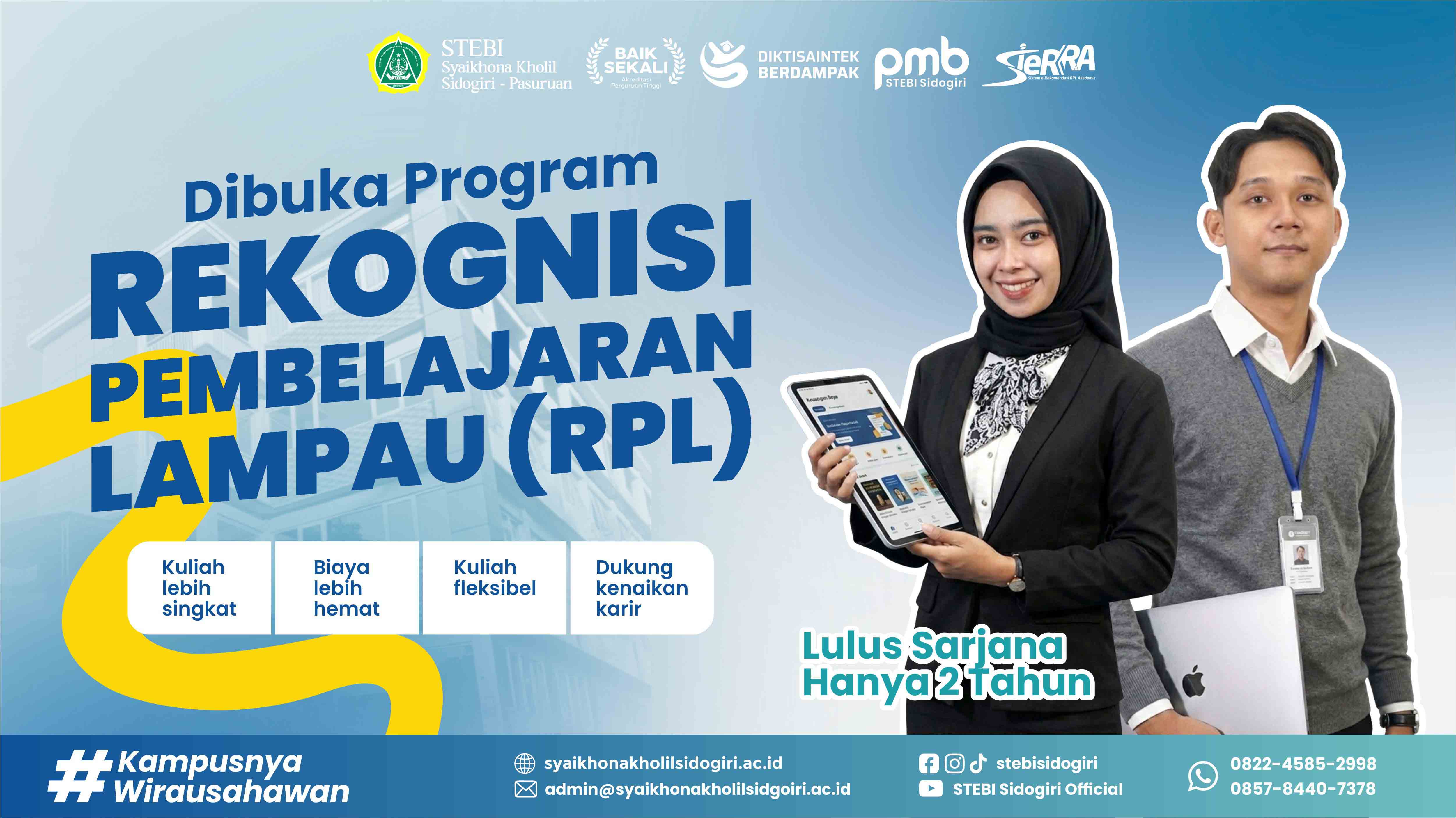 Banner Program Rekognisi Pembelajaran Lampau (RPL)